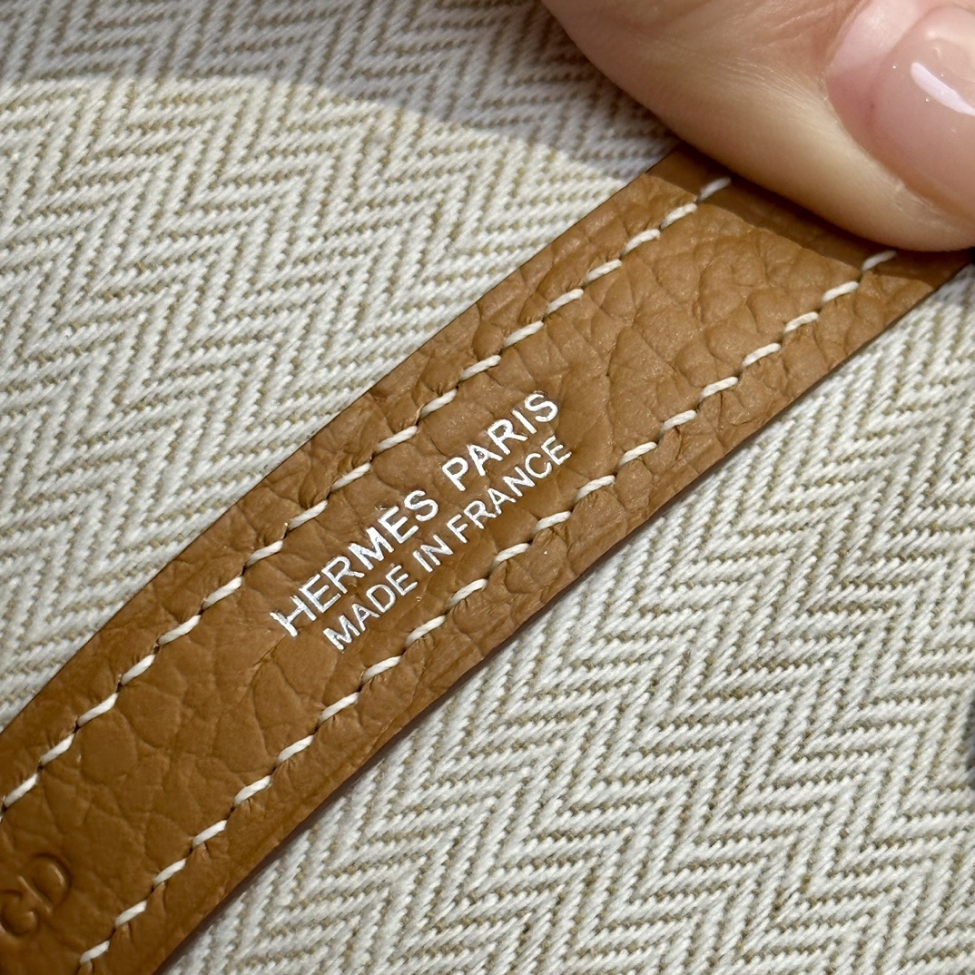 Hermès  Garden party 30  Taffy gold Clemence