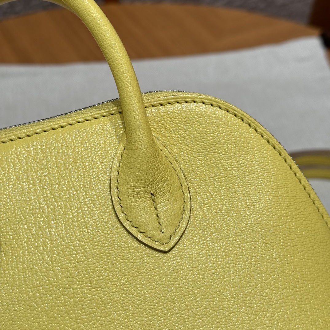 Hermès Bolide 21 Lime  Chever