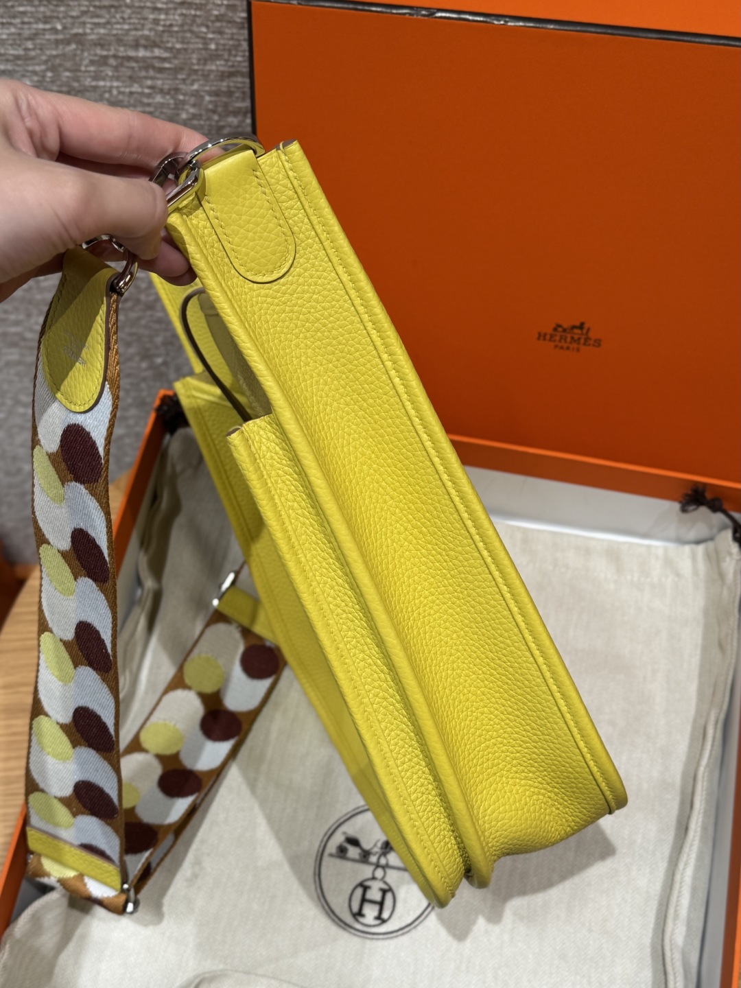 Hermès  Evelyne 29 Lime Clemence