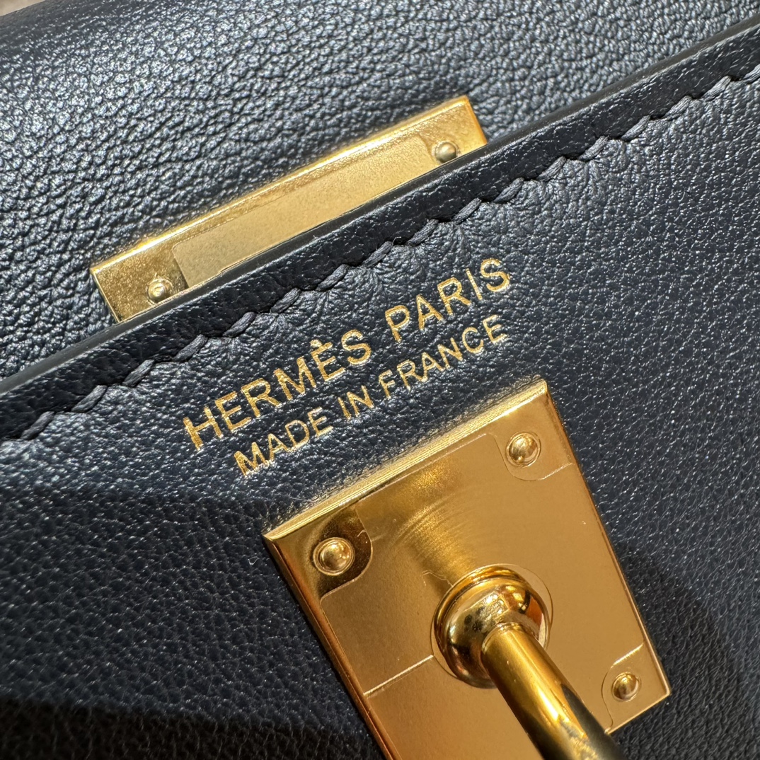 Hermès Kelly danse 22 Blue Nuit Swift