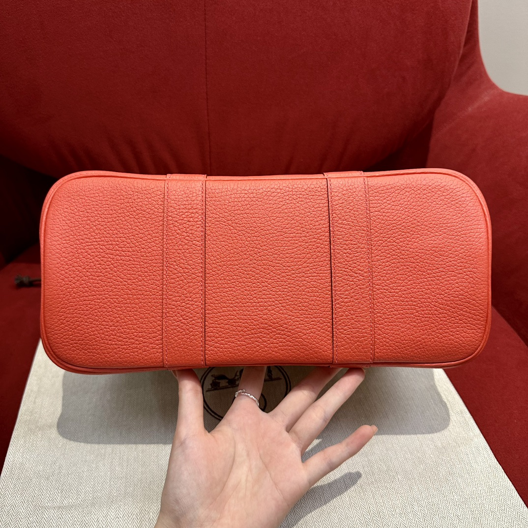 Hermès  Garden party 30 Texas pink  Canbas and Negonda