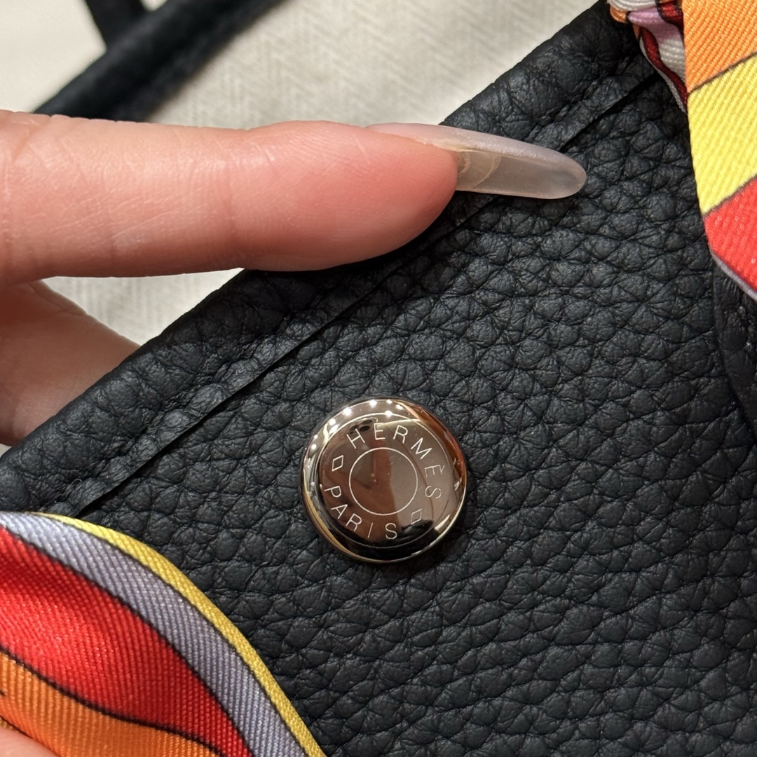 Hermès  Garden party 23  Noir Ntogo