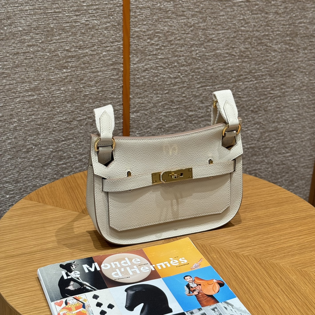 Hermès  Jypsiere 23 Craie Evercolor