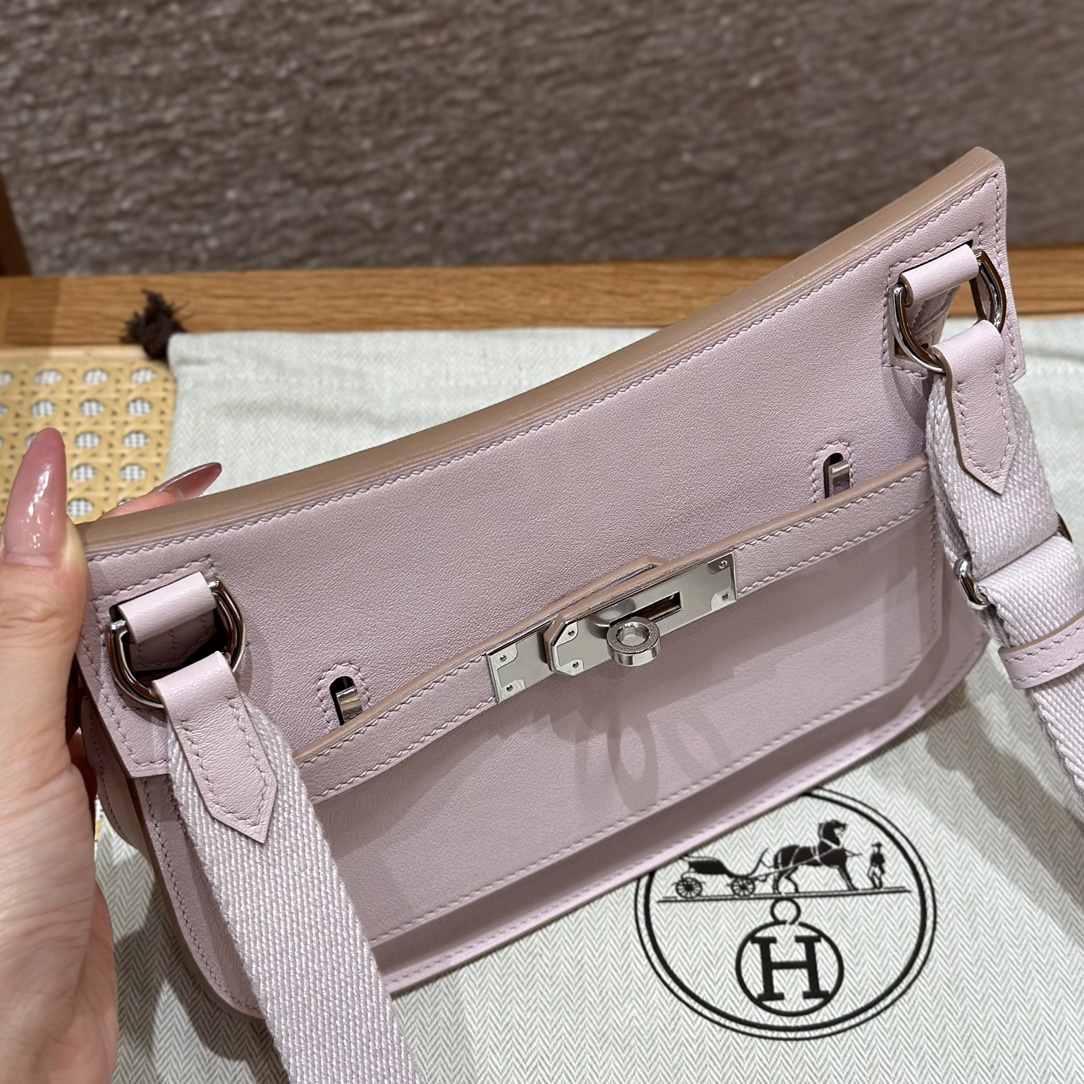 Hermès  Jypsiere 23  Mauve pale Swift