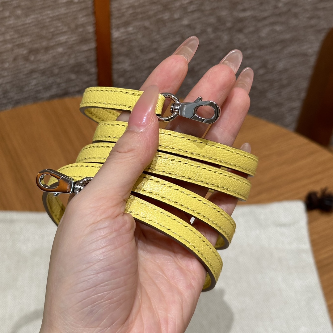 Hermès Bolide 21 Lime  Chever