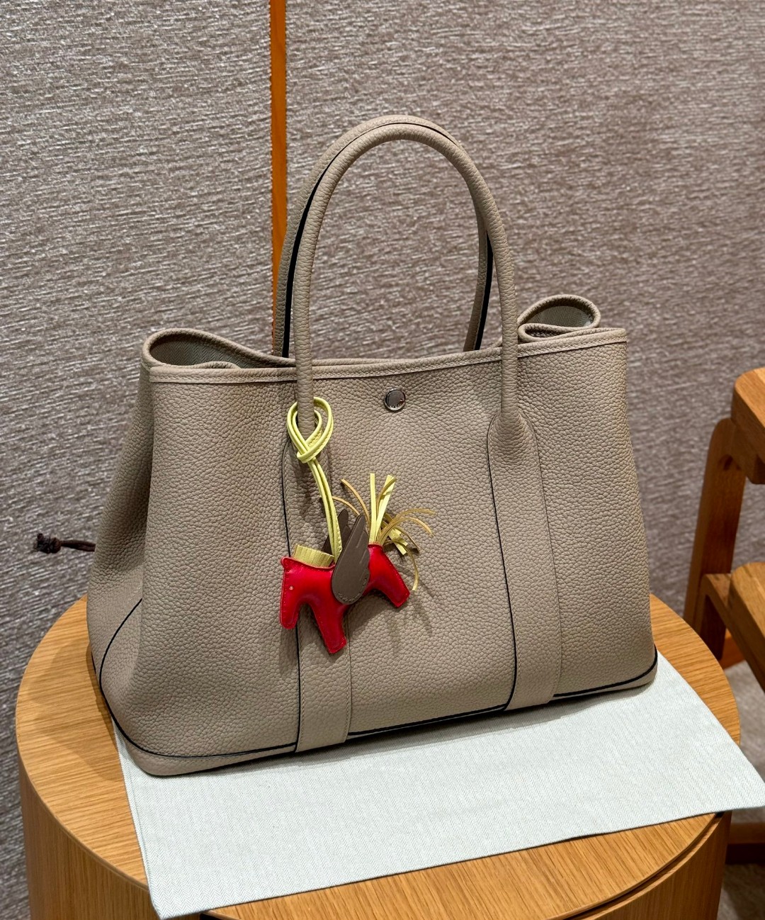 Hermès  Garden party 36 Gris tourtelle Ntogo