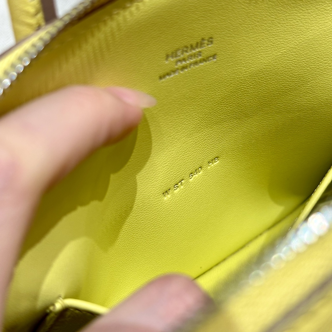 Hermès Bolide 21 Lime  Chever