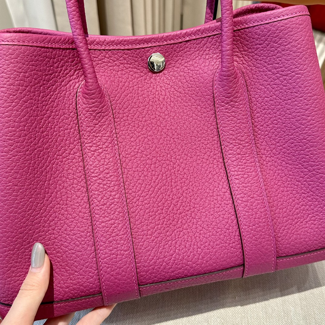 Hermès Garden party 30cm Rose purple Clemence