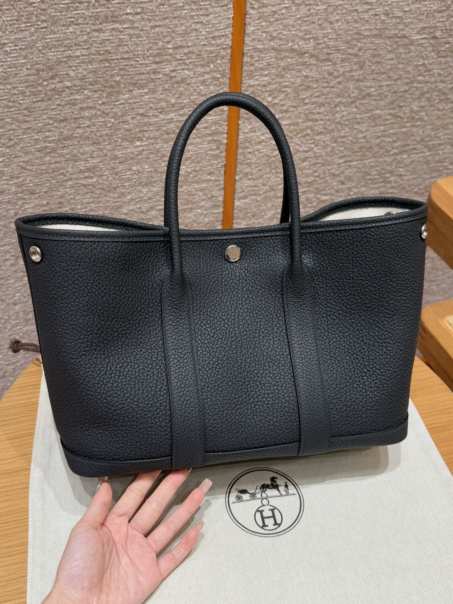 Hermès  Garden party 30 Blue niut Ntogo