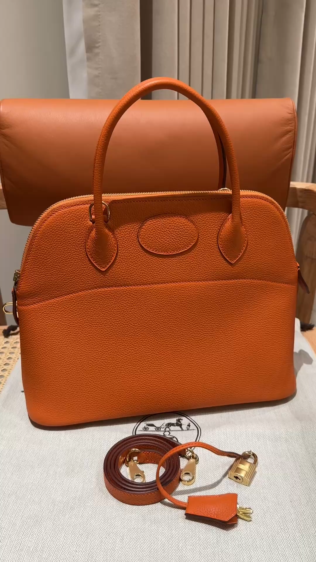 Hermès Bolide 31 Orange Togo