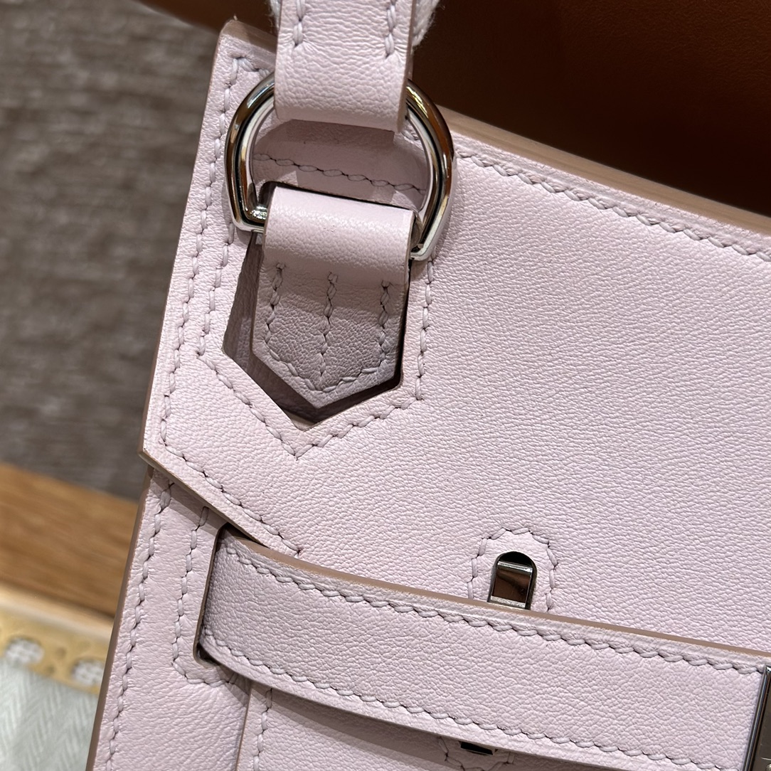 Hermès  Jypsiere 23  Mauve pale Swift