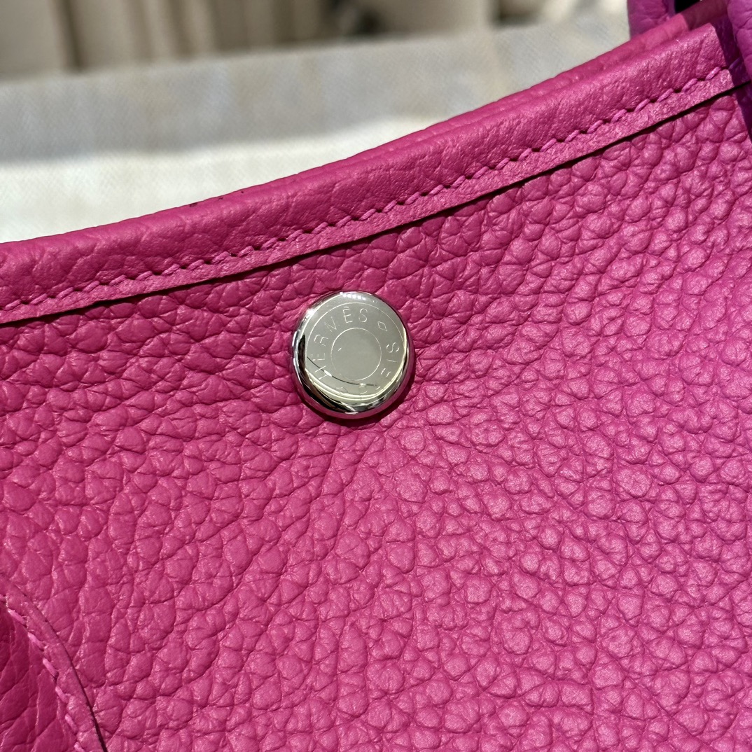 Hermès Garden party 30cm Rose purple Clemence