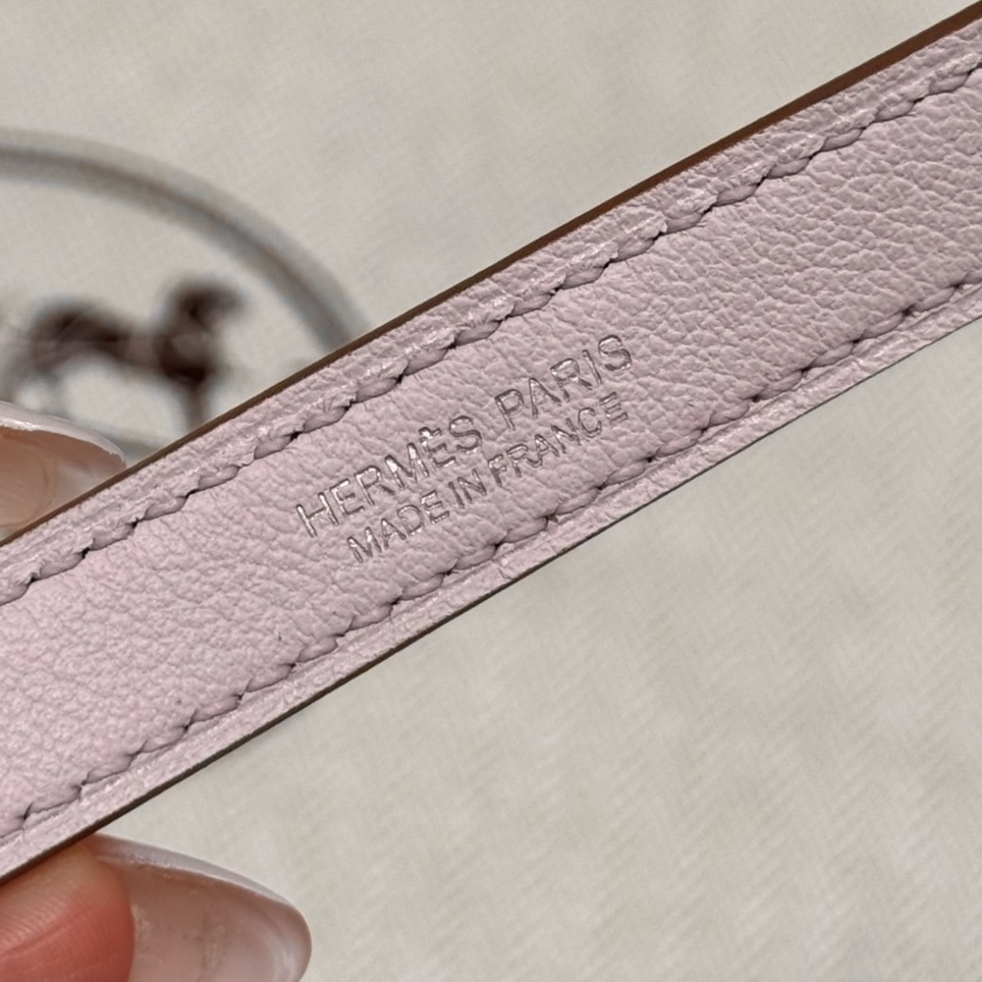 Hermès Kelly danse 22  Mauve pale Swift