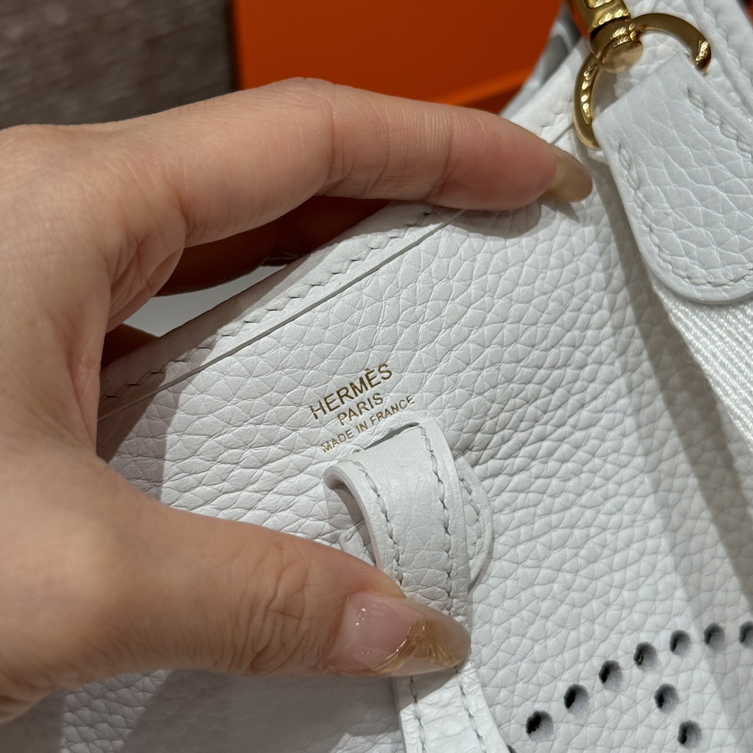 Hermès  Evelyne 16 Blanc Clemence