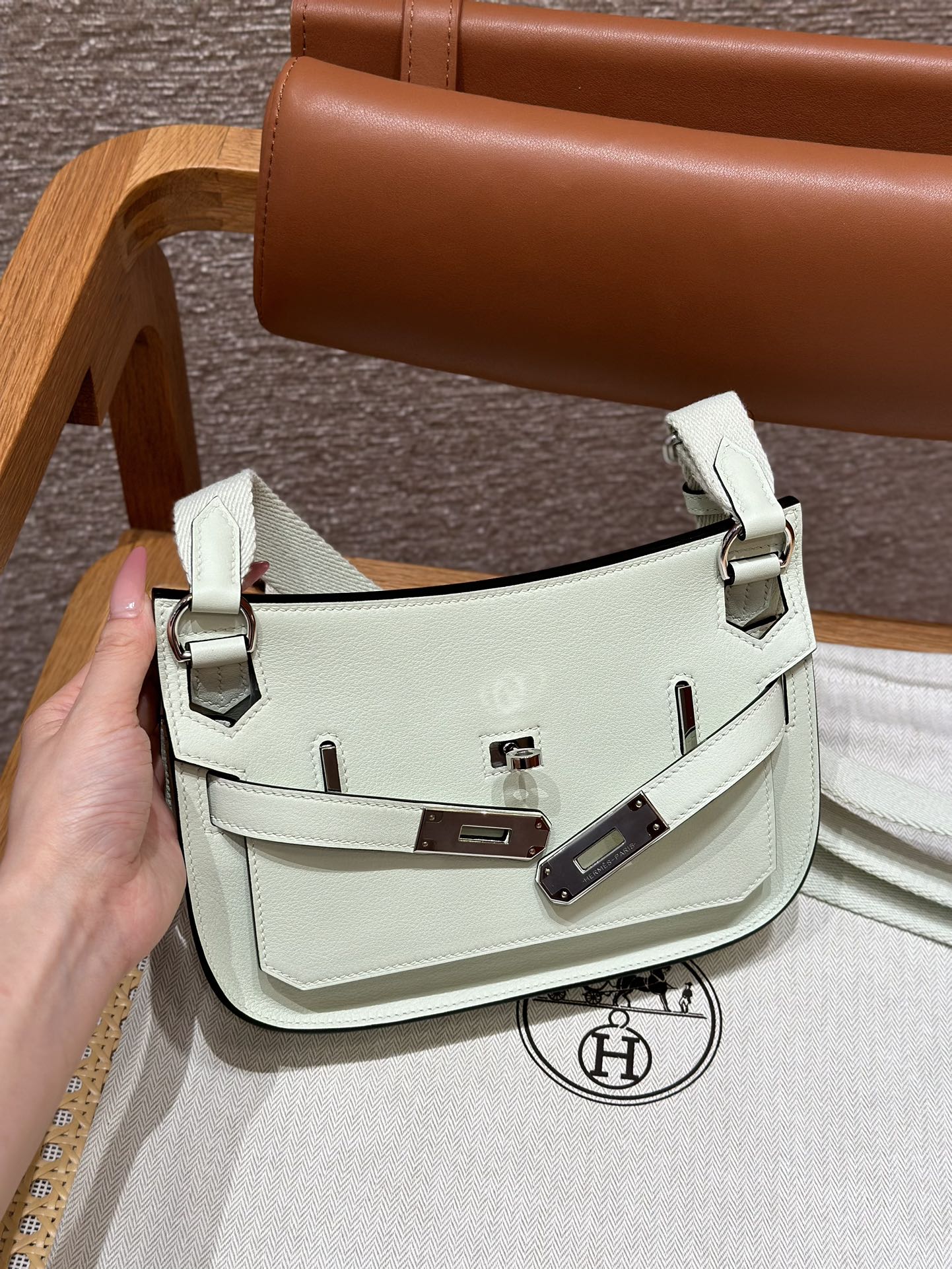 Hermès  Jypsiere 23 Vert Fizz Swift