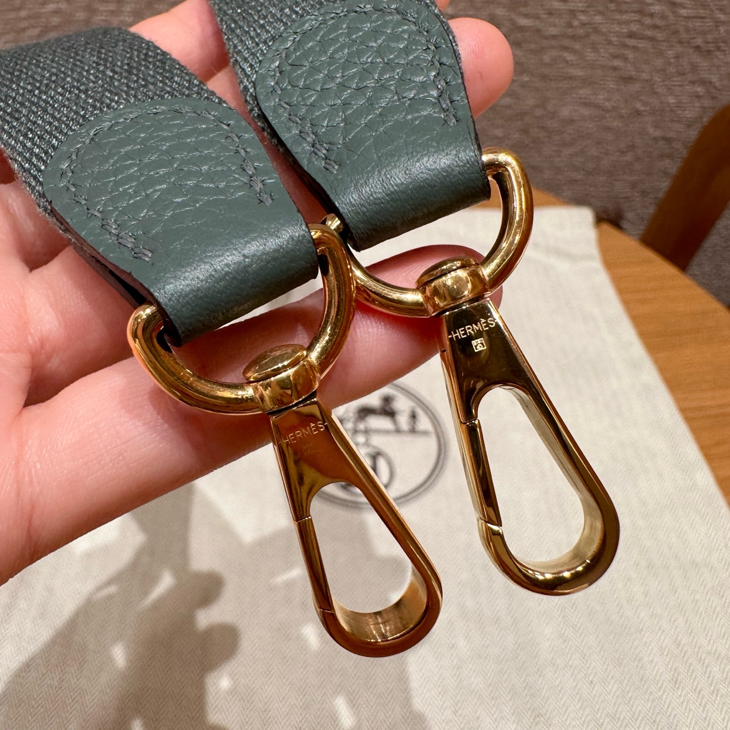 Hermès  Evelyne 16 Vert Amanda  Clemence