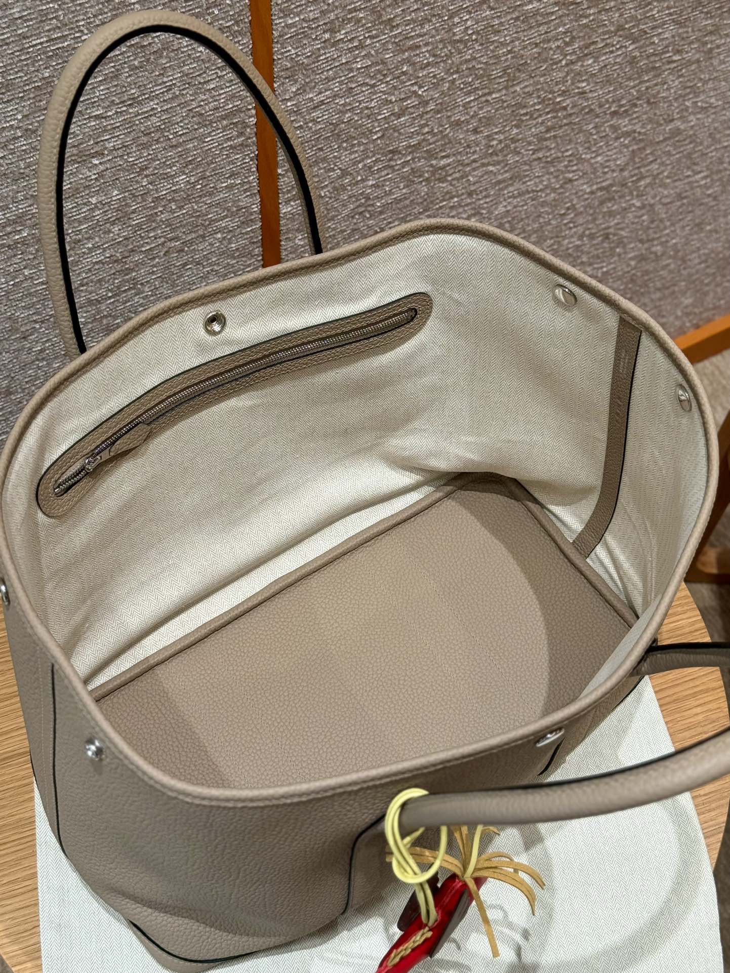 Hermès  Garden party 36 Gris tourtelle Ntogo