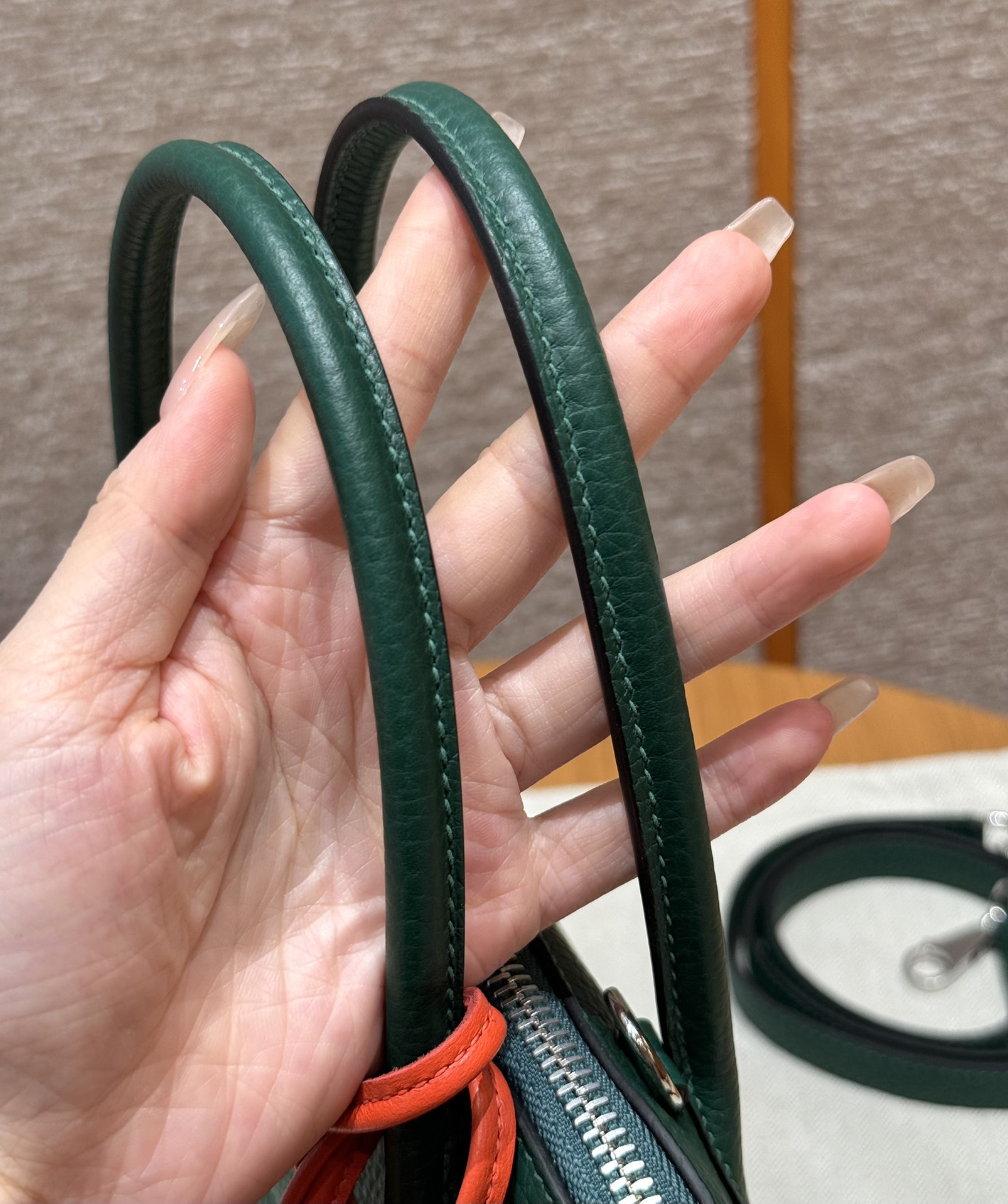 Hermès Bolide 27 Malachite Clemence