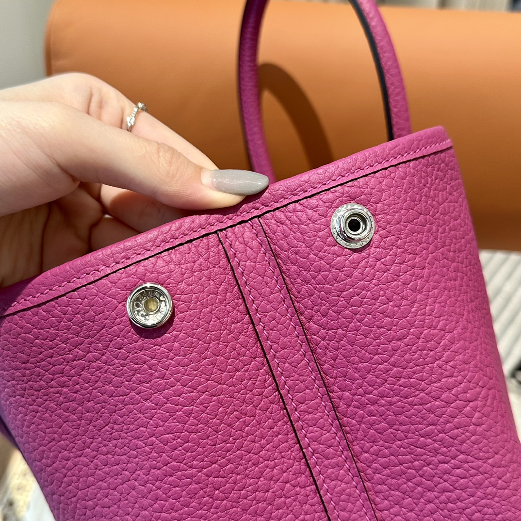 Hermès Garden party 30cm Rose purple Clemence