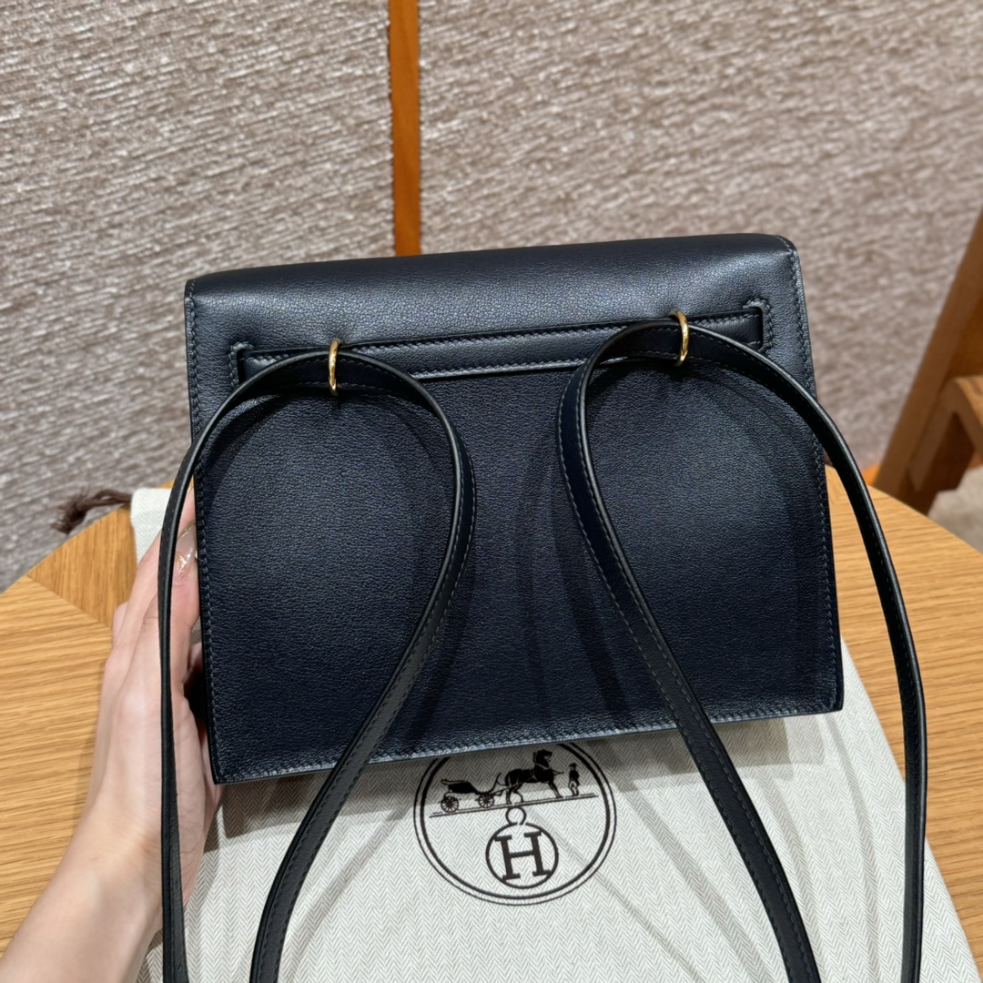 Hermès Kelly danse 22 Blue Nuit Swift