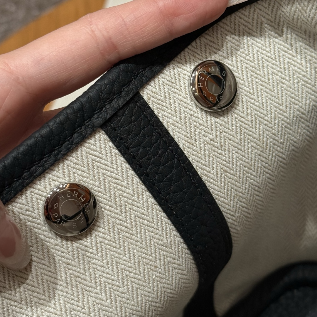 Hermès  Garden party 23  Noir Ntogo