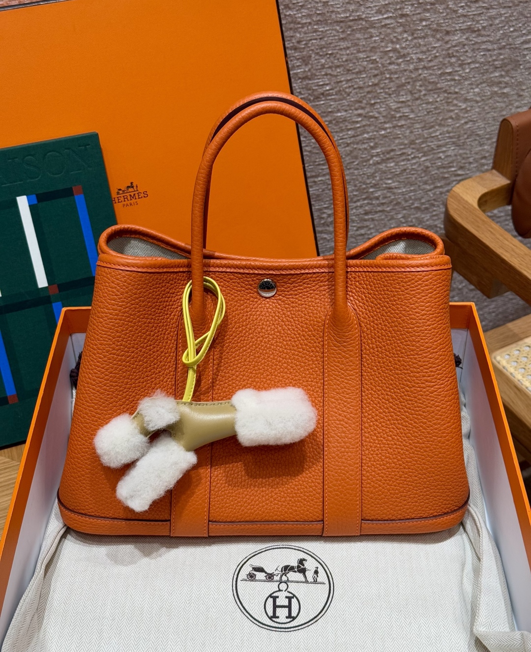 Hermès Garden party 30 Orange Ntogo