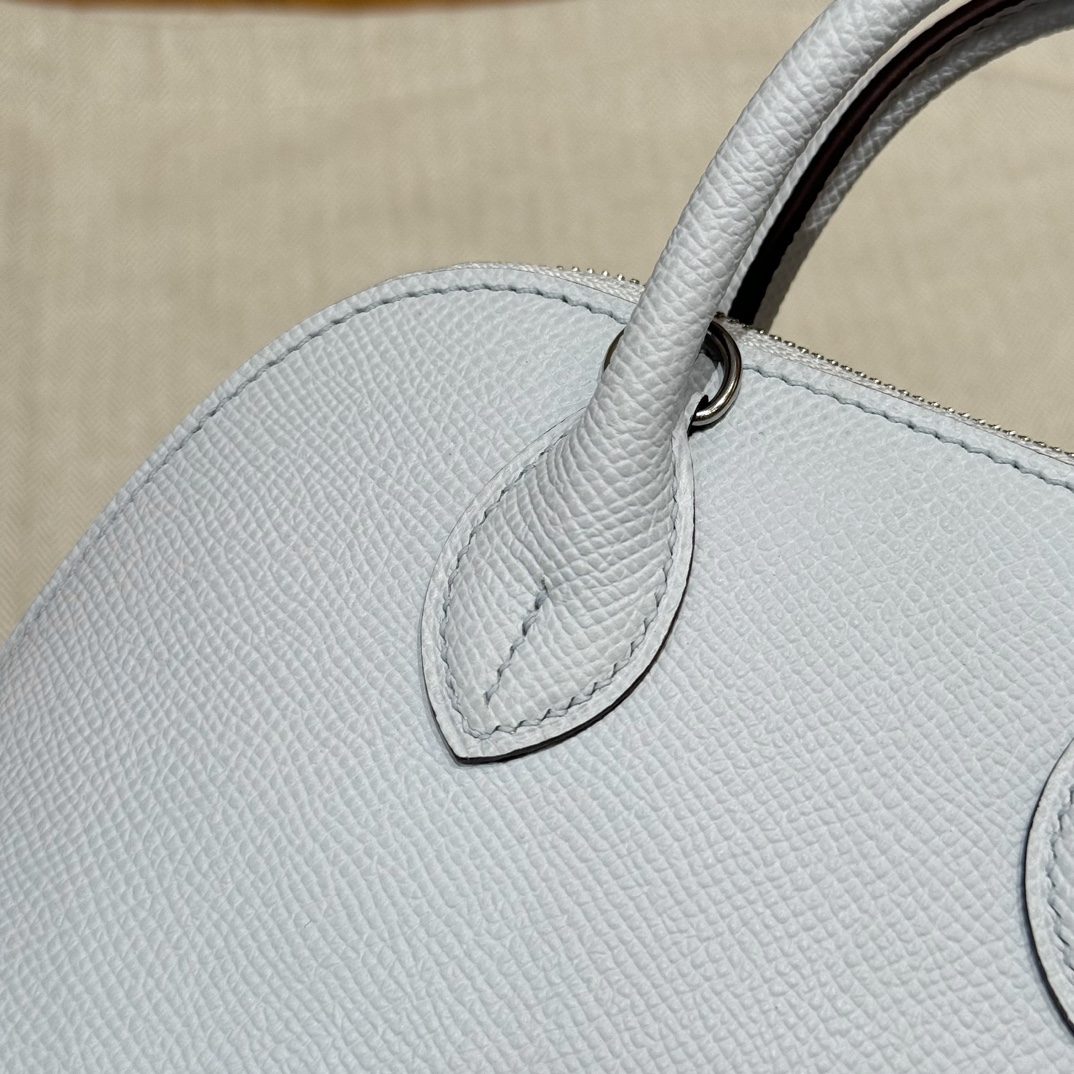 Hermès Bolide 18  Blue Brume Epsom