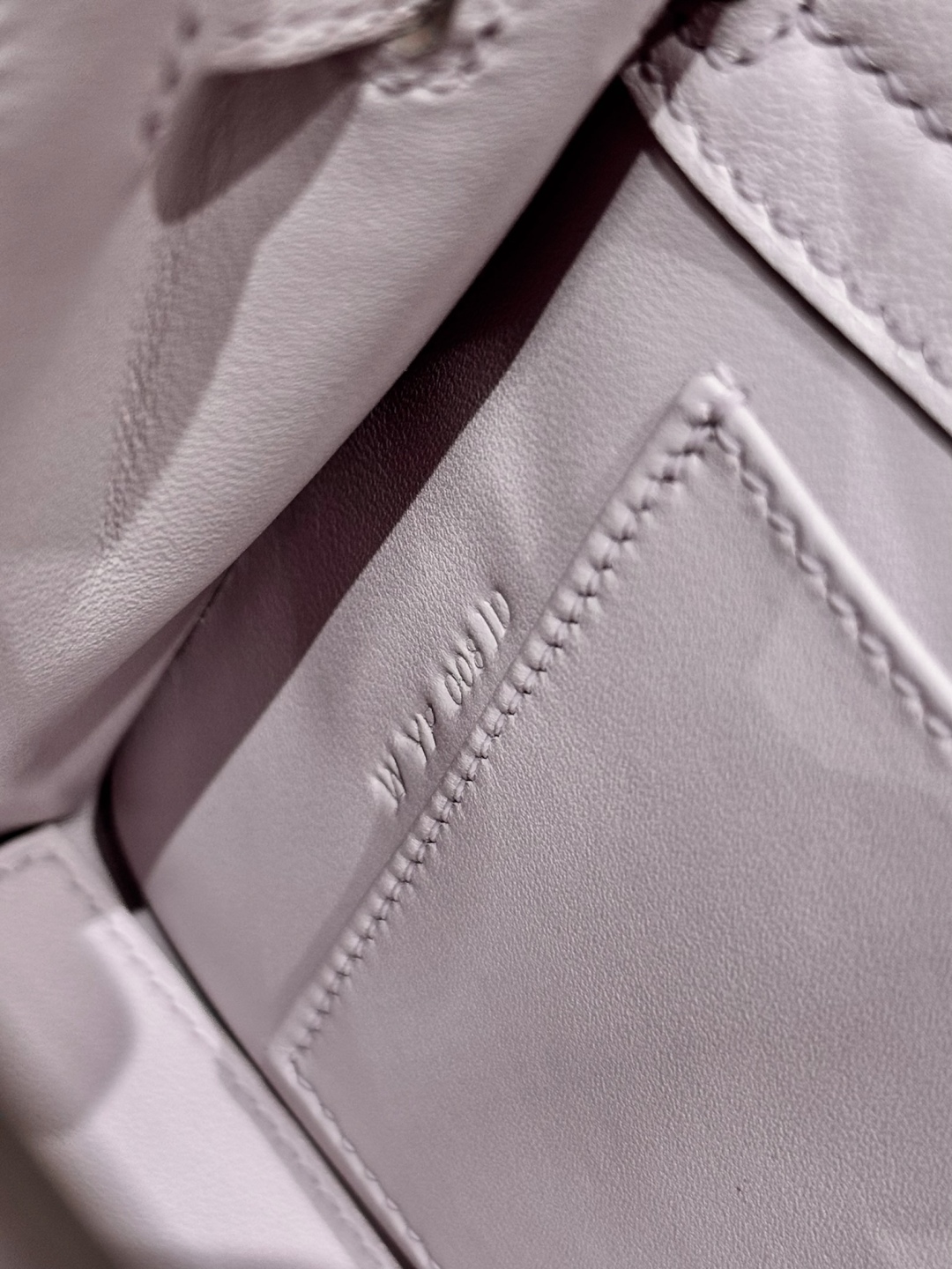 Hermès Kelly danse 22  Mauve pale Swift