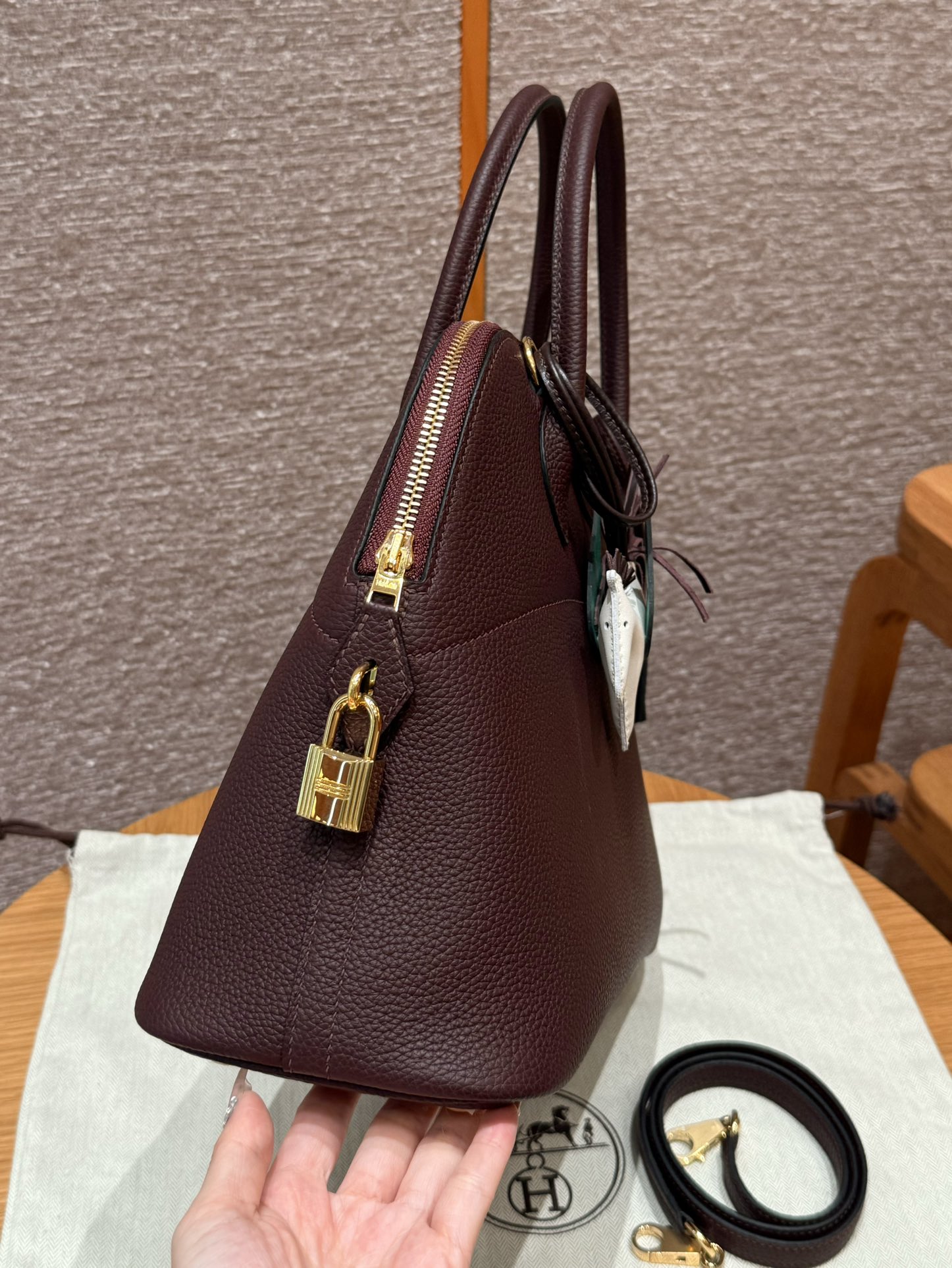 Hermès Bolide 31  Rouge H  Togo