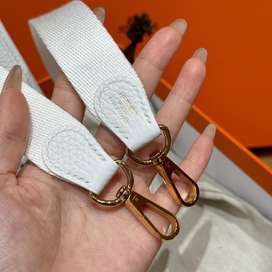 Hermès  Evelyne 16 Blanc Clemence