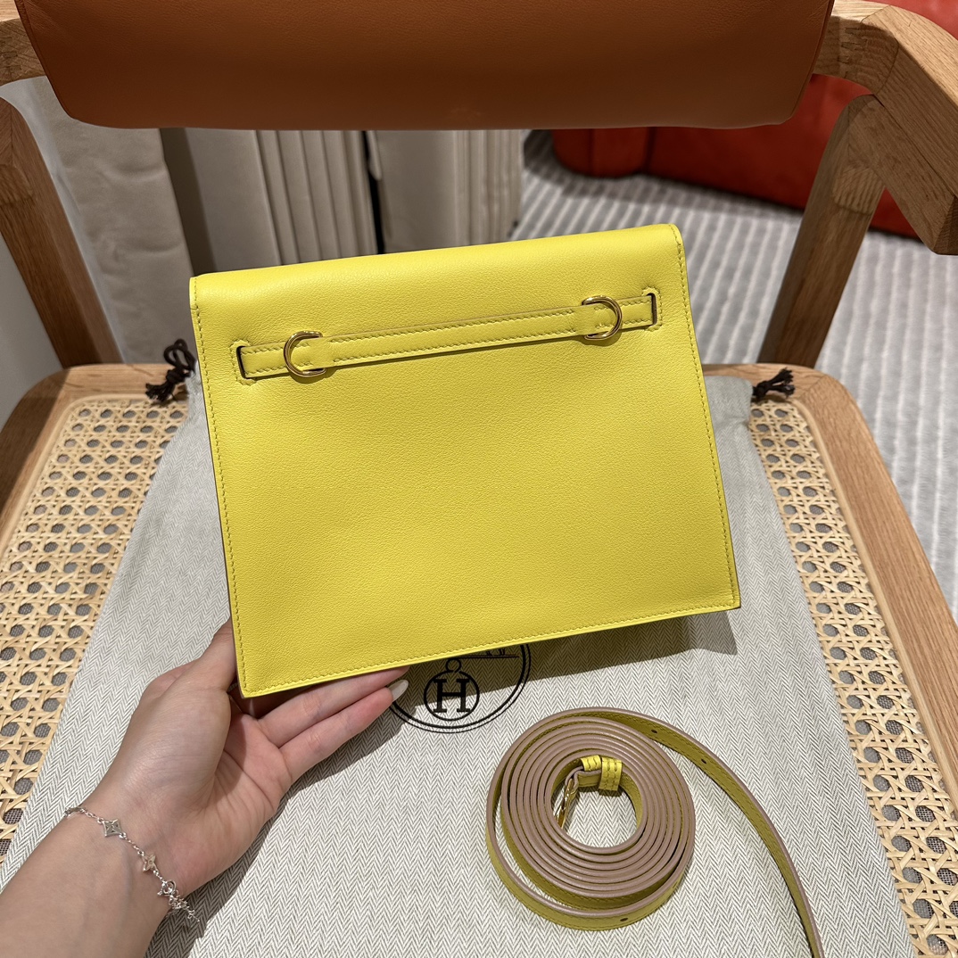 Hermès Kelly danse 22 Lime Swift