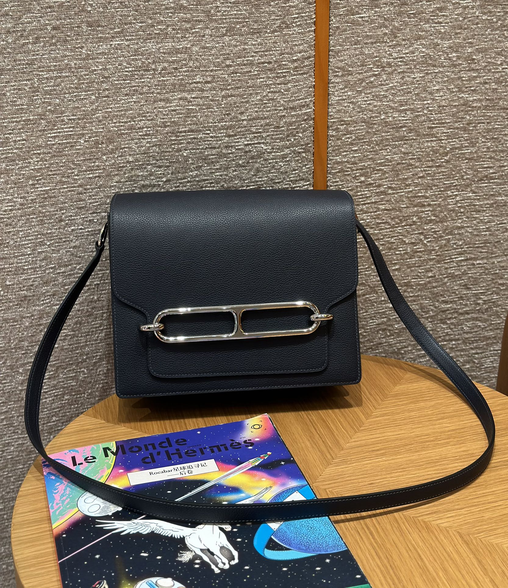 Hermès Roulis 23 Blue nuit  Evecolor