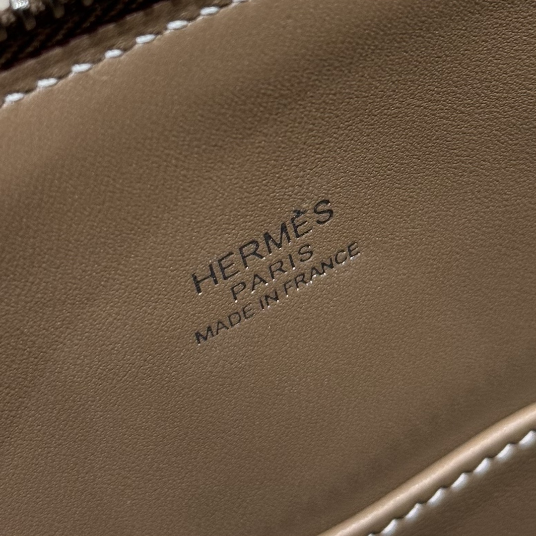 Hermès Bolide 25 Etoupe Epsom