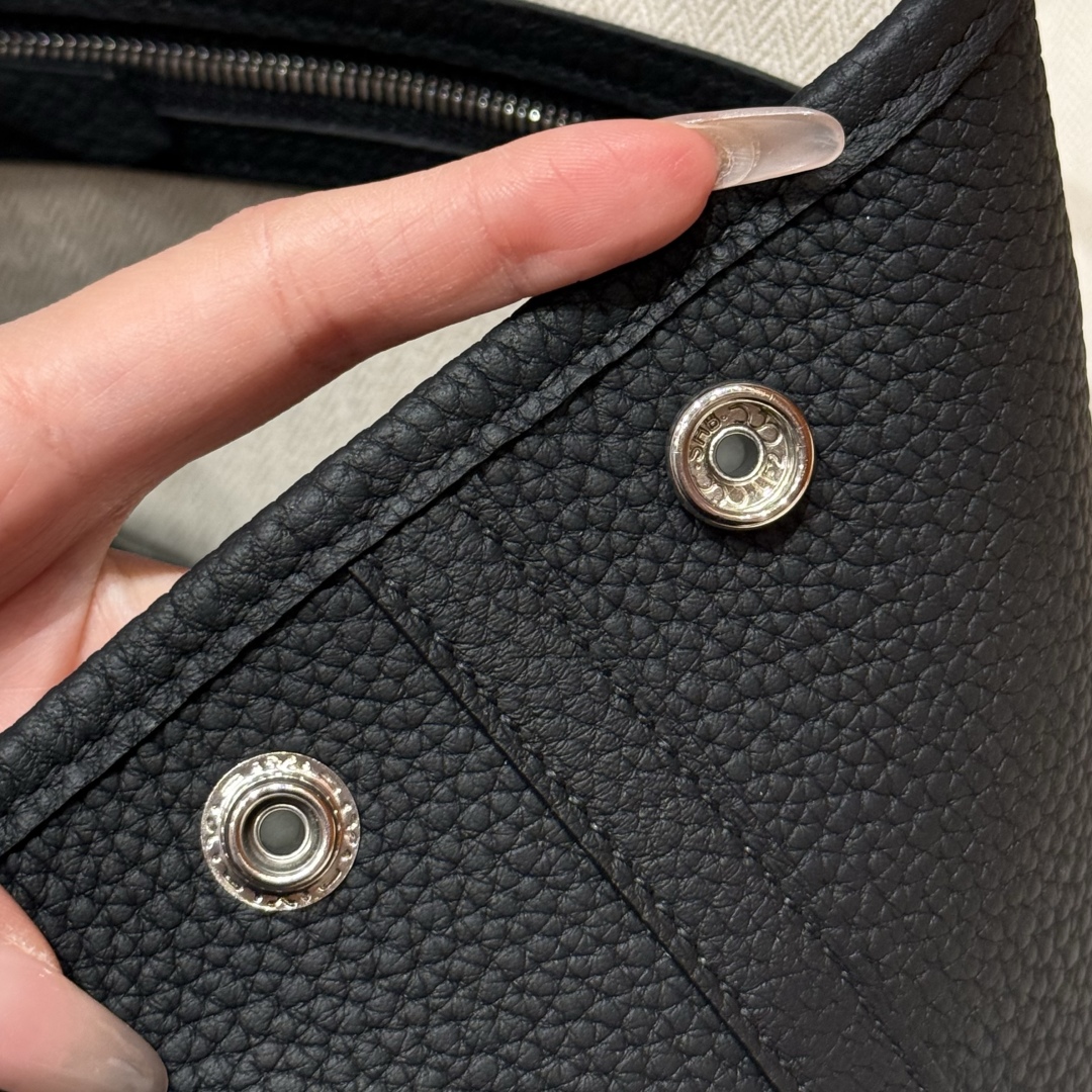 Hermès  Garden party 23  Noir Ntogo