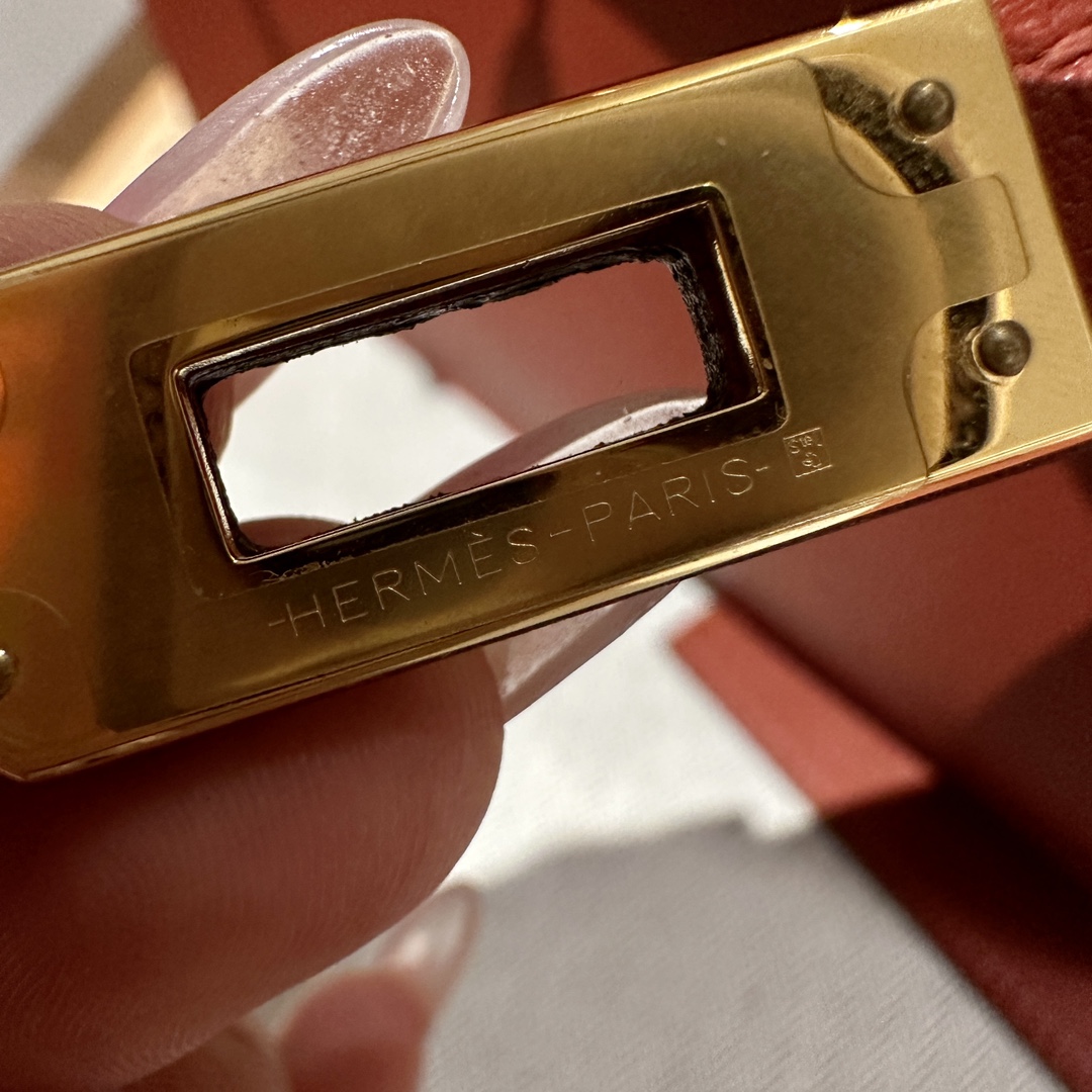 Hermès Kelly danse 22  Brique Swift