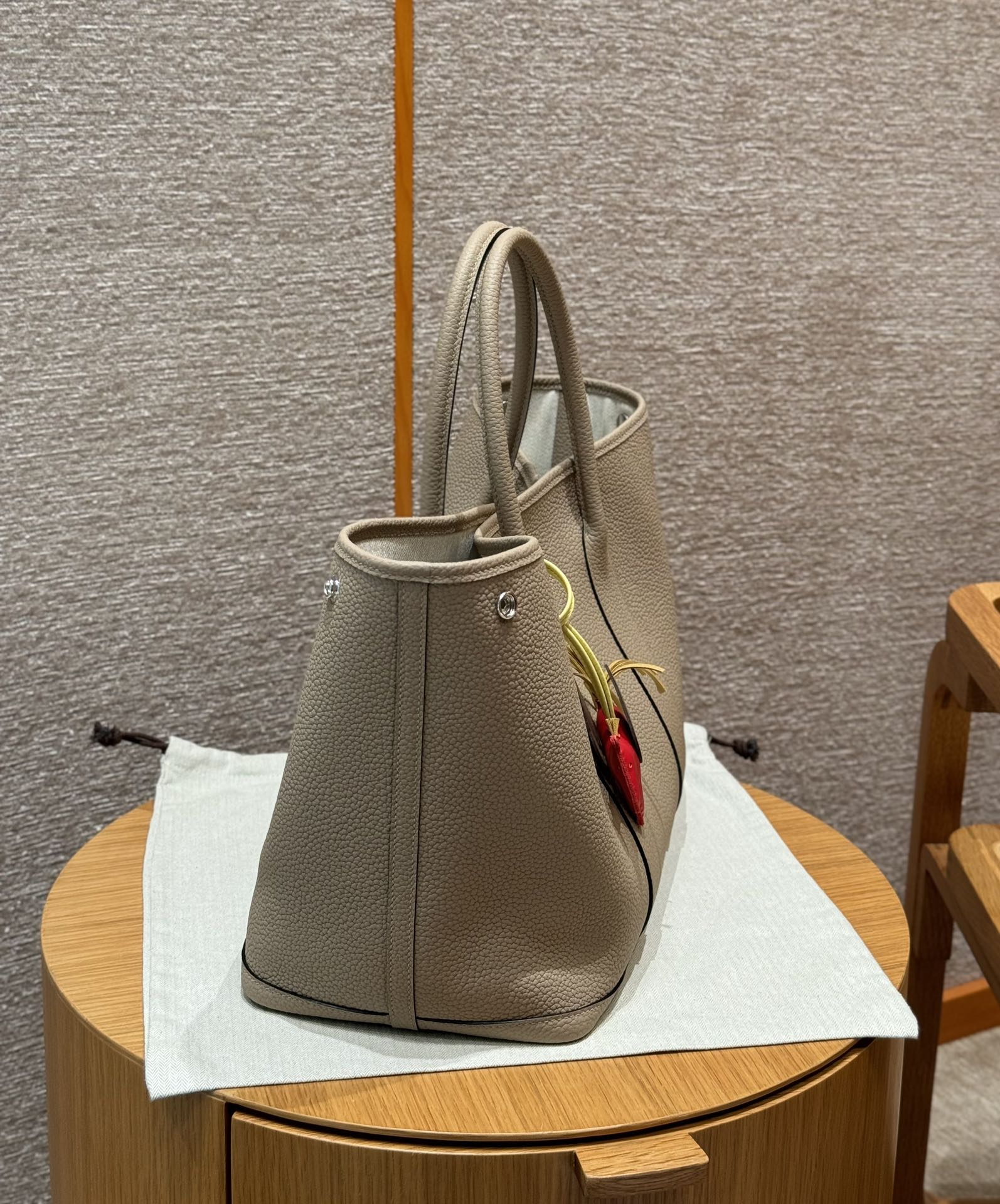 Hermès  Garden party 36 Gris tourtelle Ntogo