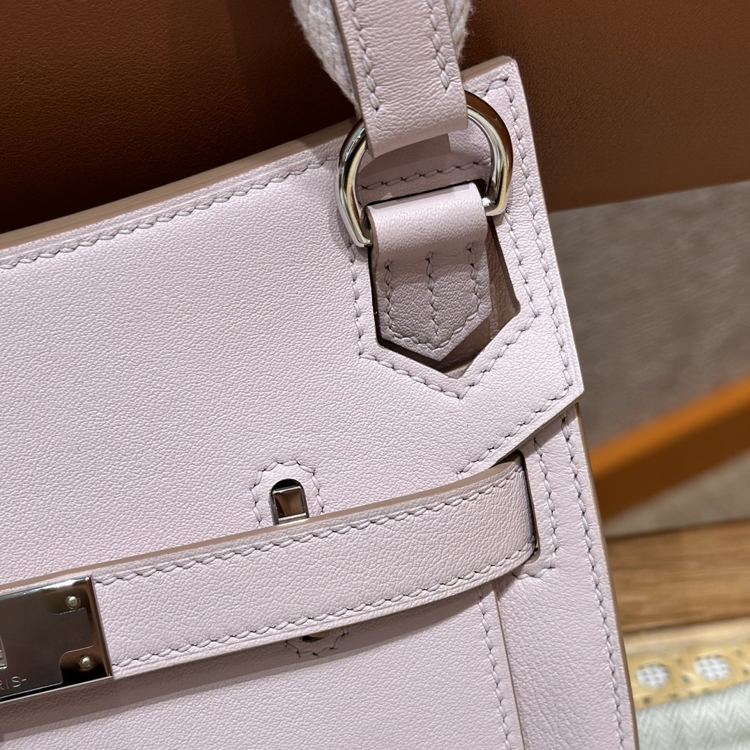 Hermès  Jypsiere 23  Mauve pale Swift