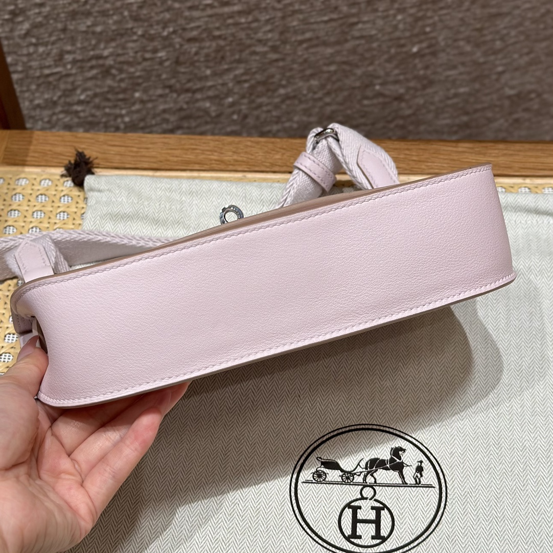 Hermès  Jypsiere 23  Mauve pale Swift