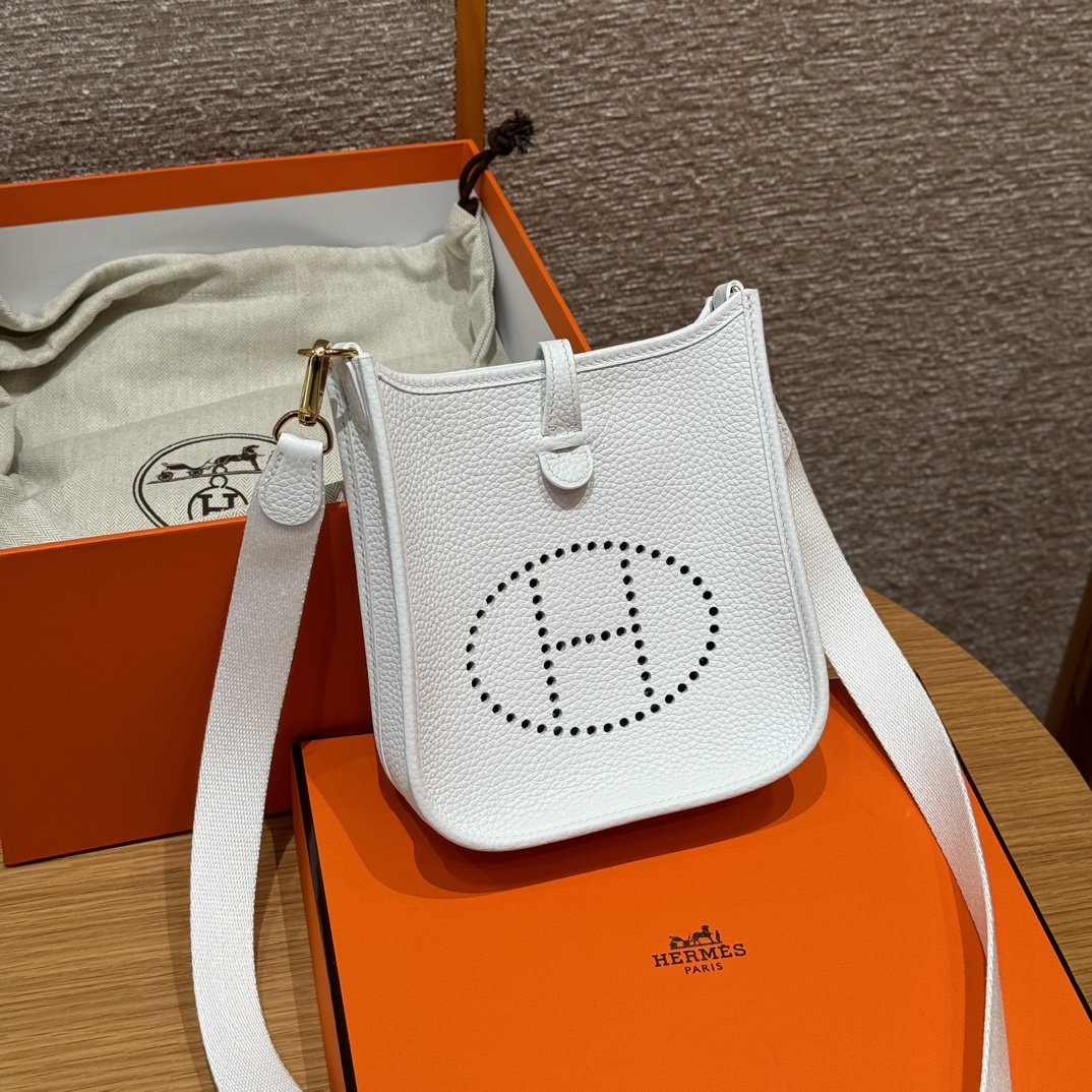 Hermès  Evelyne 16 Blanc Clemence