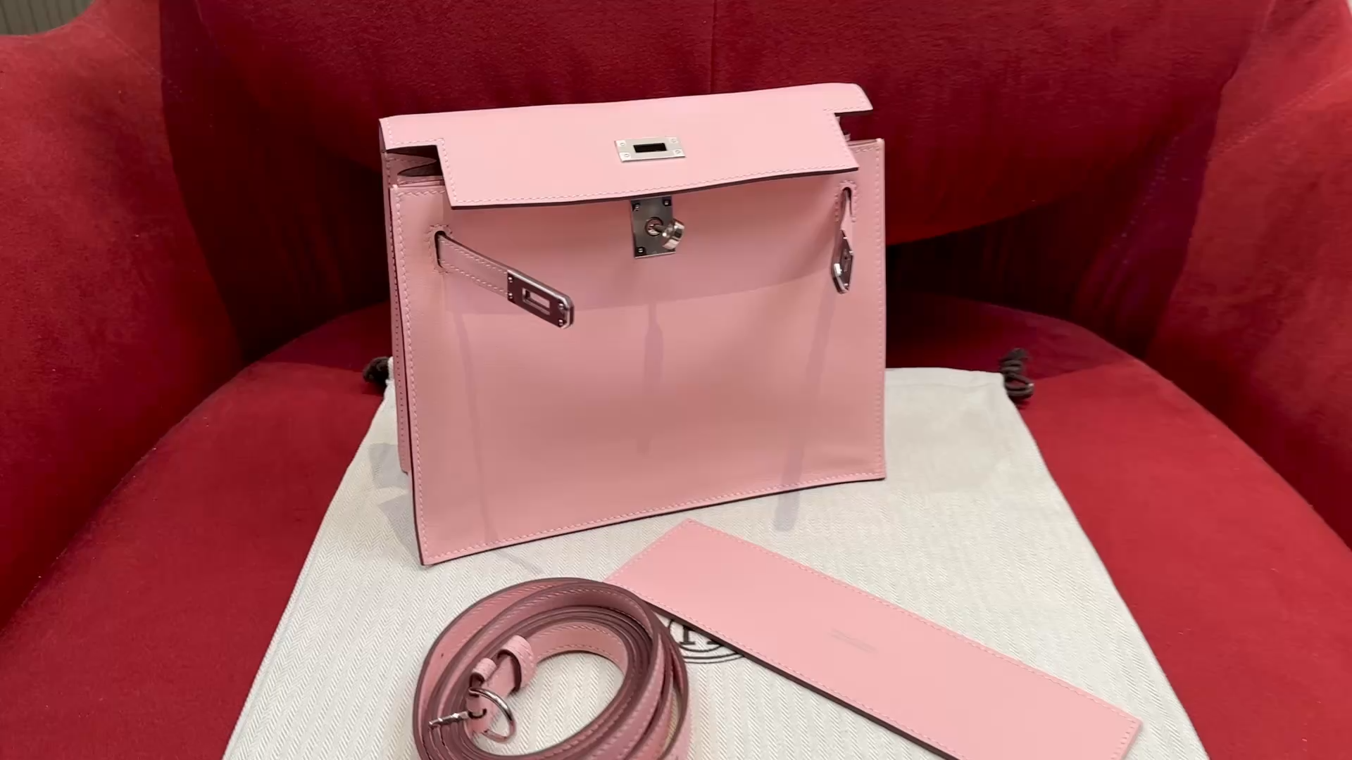 Hermès Kelly danse 22 Pink Evercolor