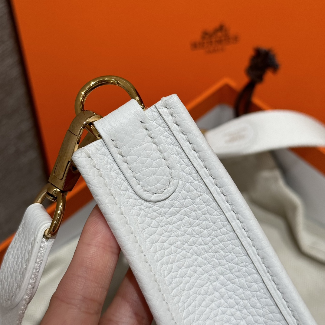 Hermès  Evelyne 16 Blanc Clemence