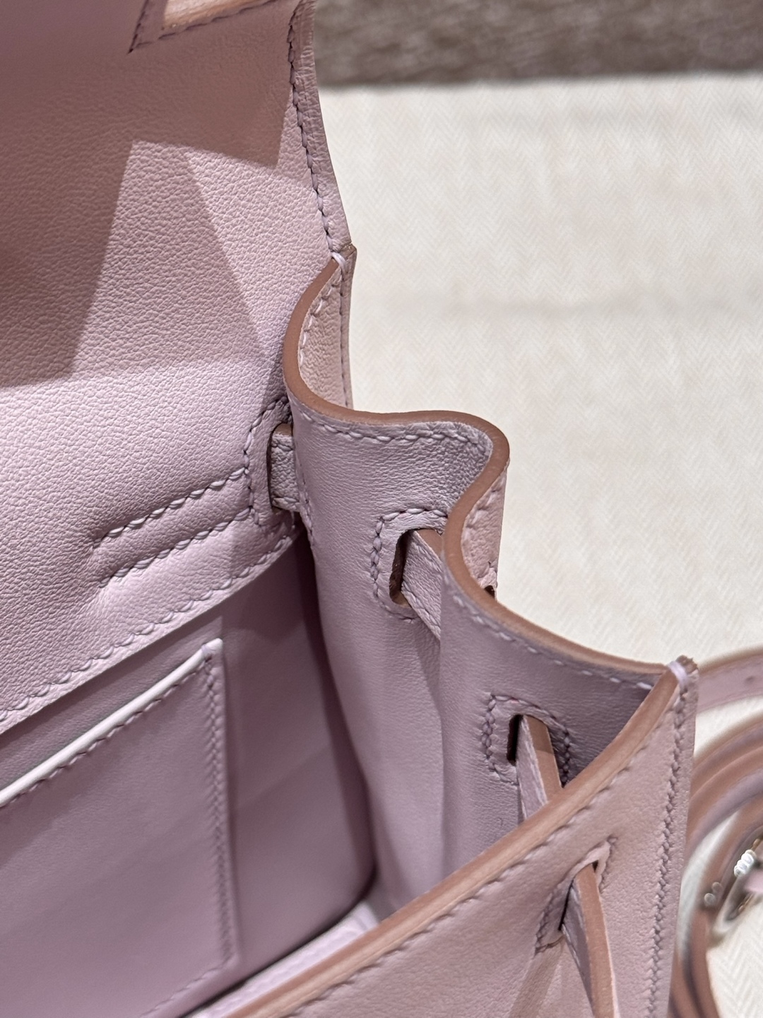 Hermès Kelly danse 22  Mauve pale Swift