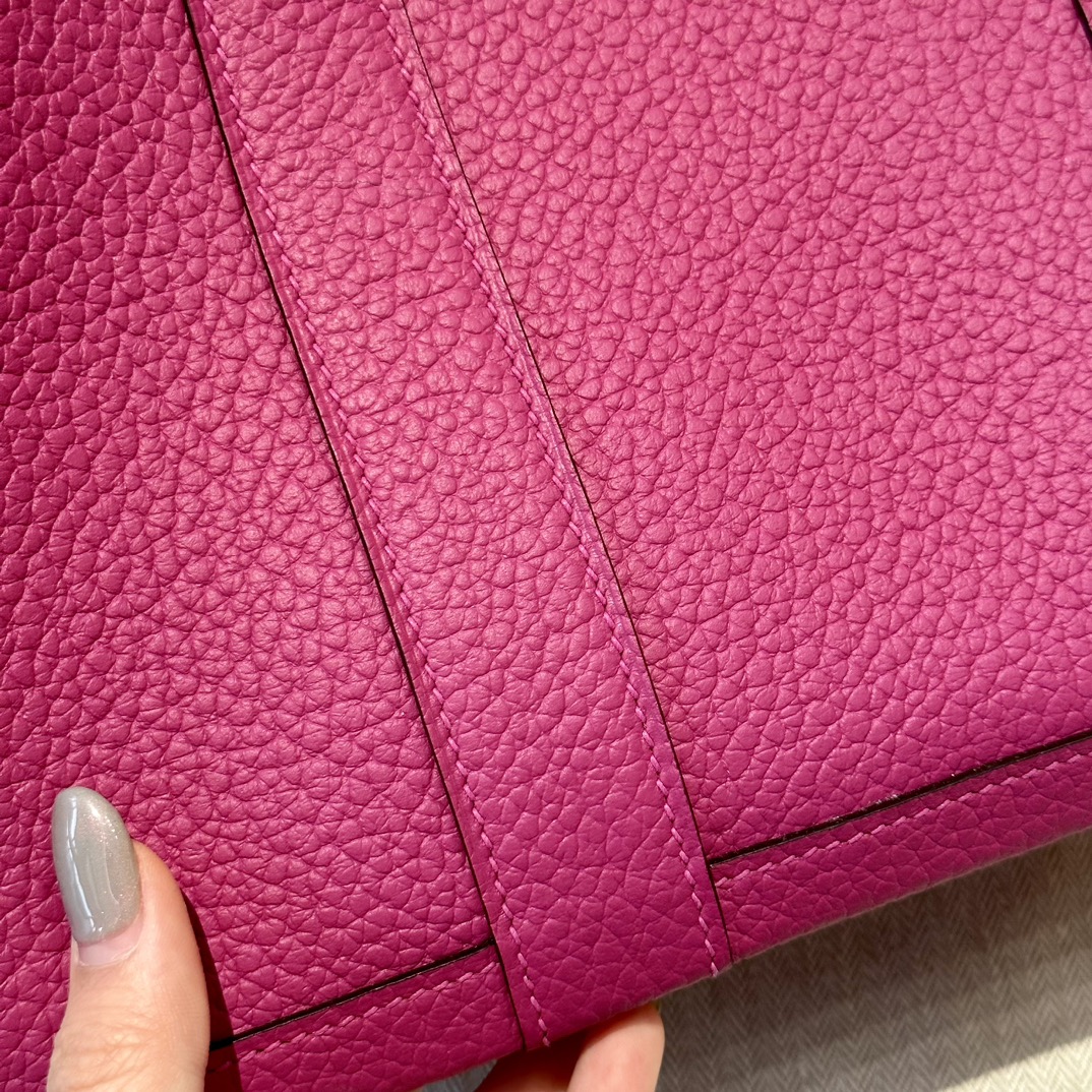 Hermès Garden party 30cm Rose purple Clemence