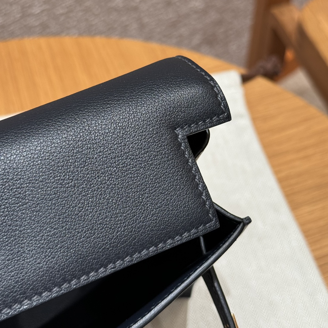 Hermès Kelly danse 22 Blue Nuit Swift