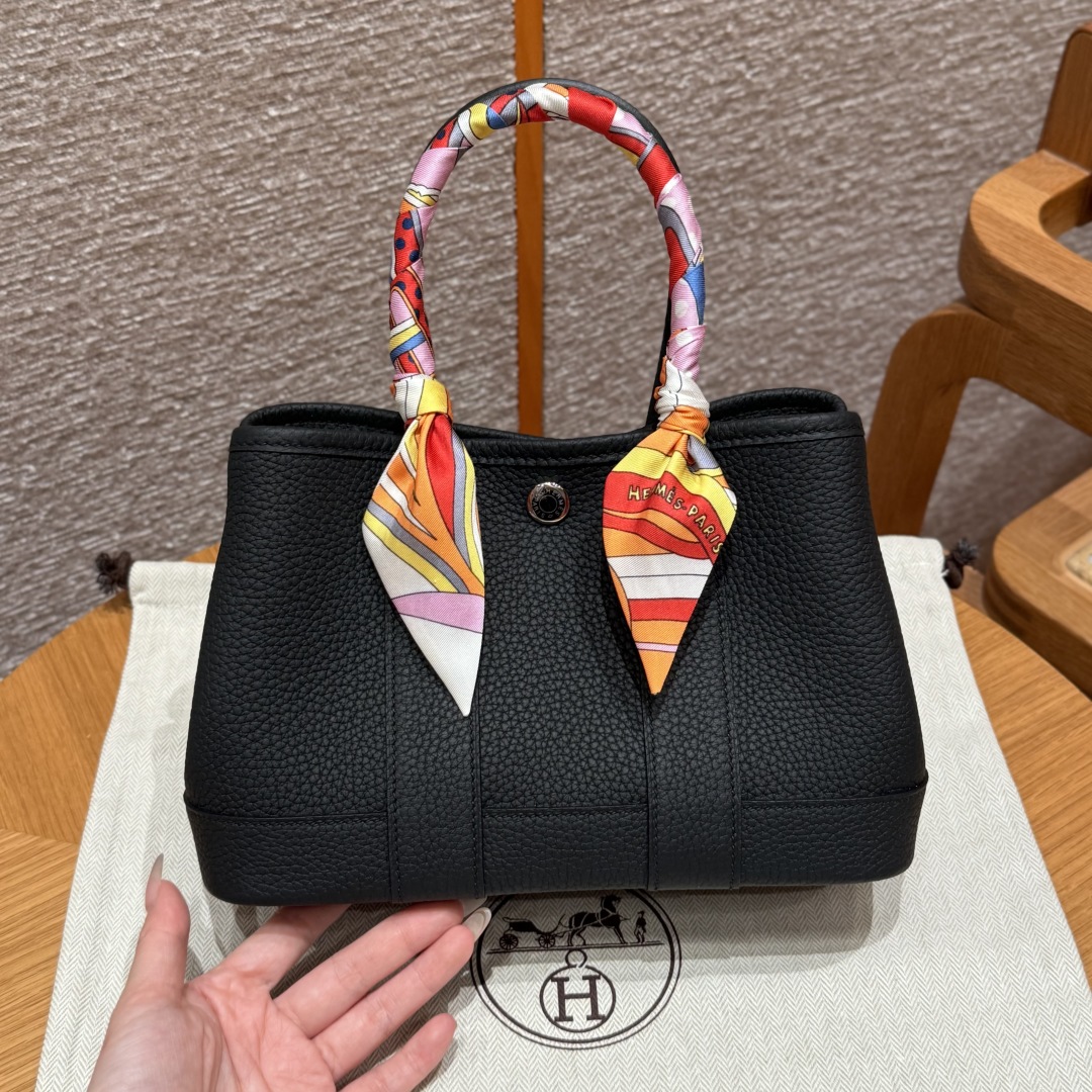 Hermès  Garden party 23  Noir Ntogo