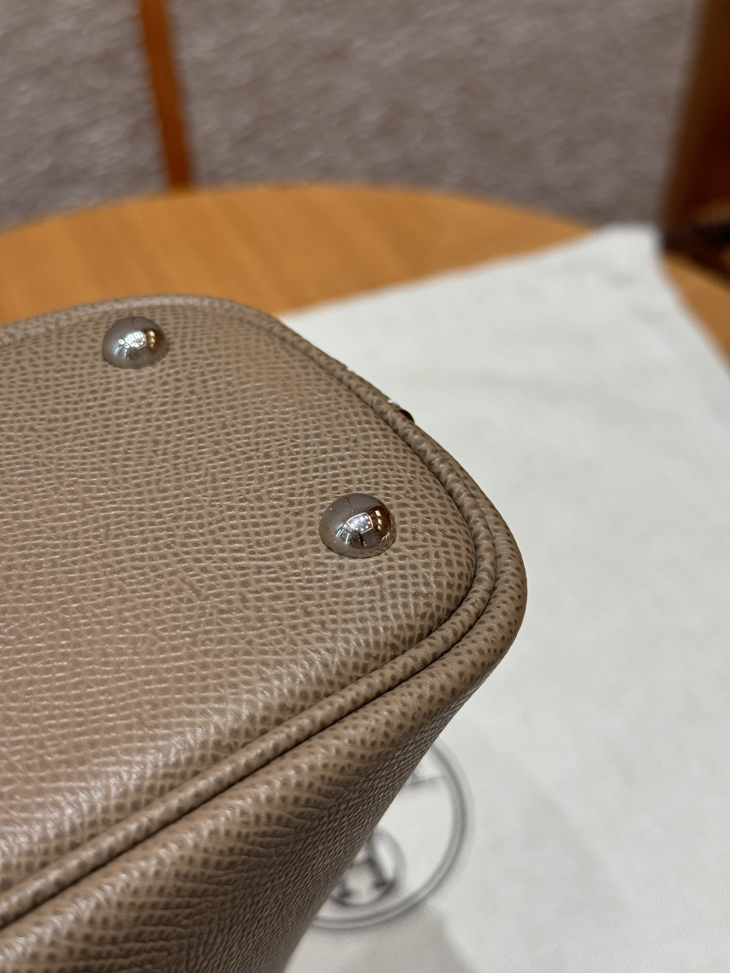 Hermès Bolide 25 Etoupe Epsom