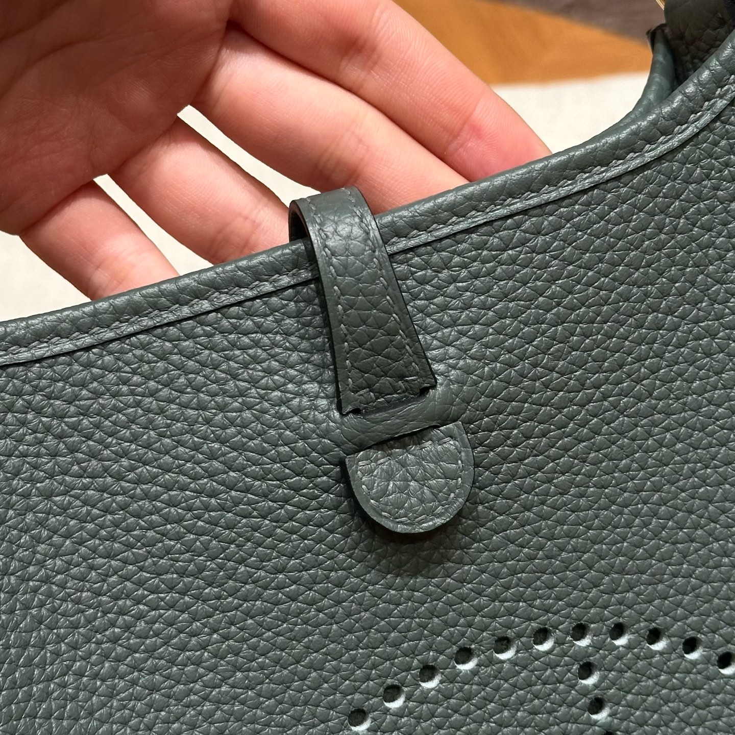 Hermès  Evelyne 16 Vert Amanda  Clemence