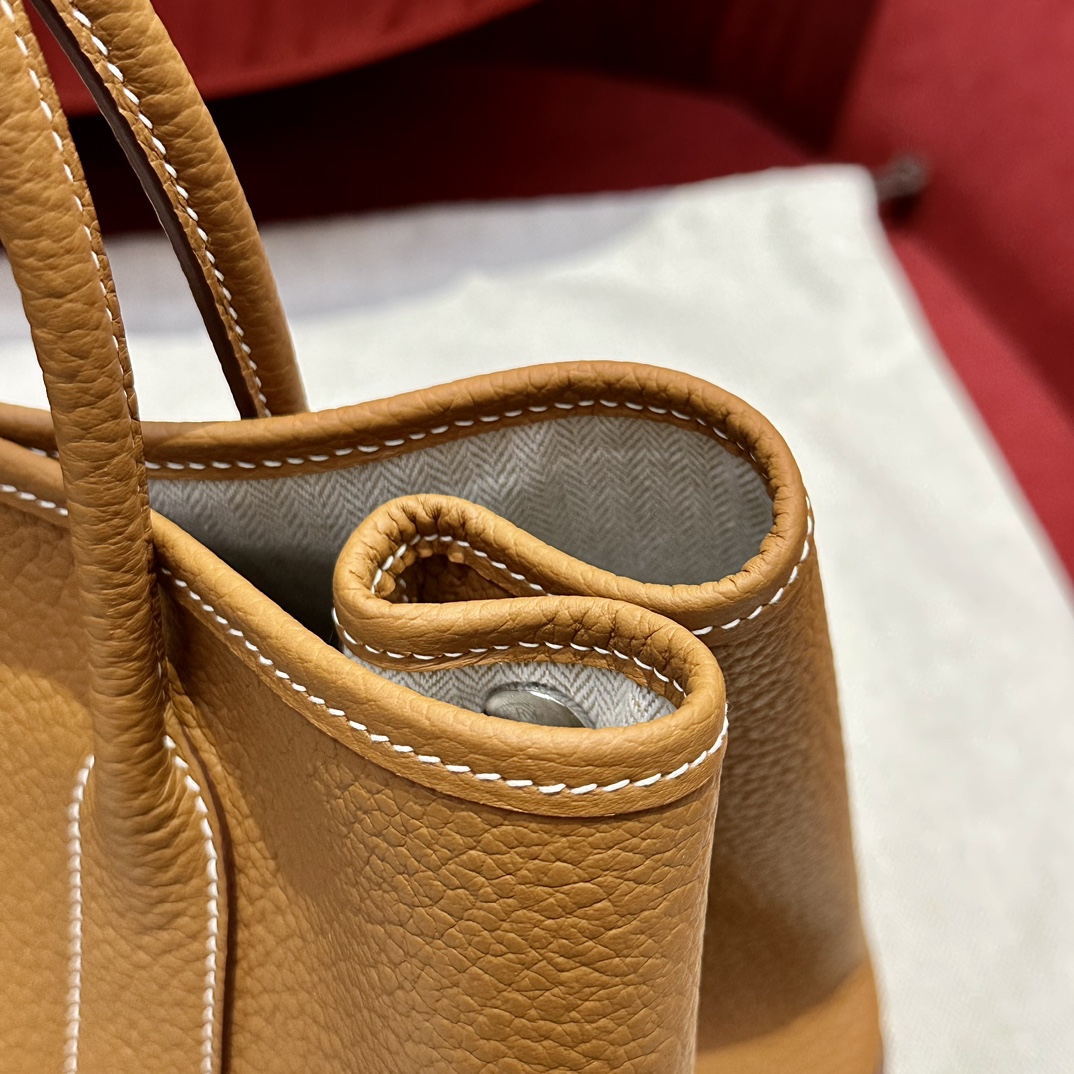 Hermès  Garden party 30  Taffy gold Clemence