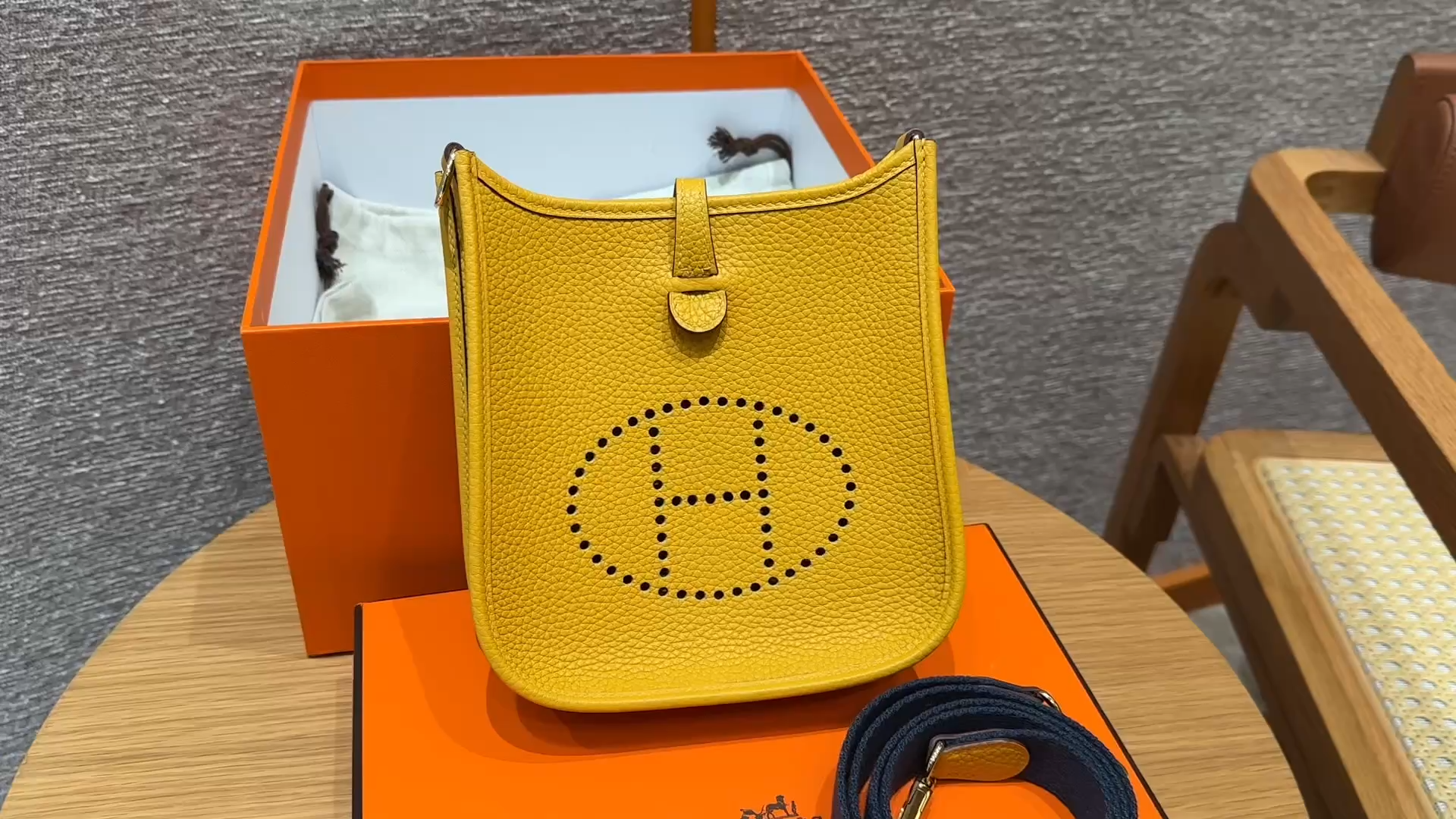 Hermès  Evelyne 16 Jaune amber  Clemence