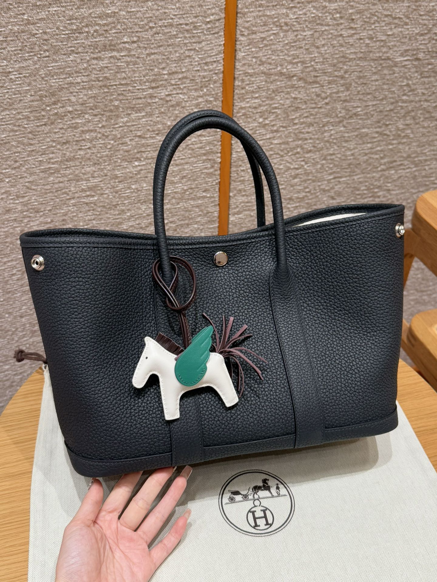 Hermès  Garden party 30 Blue niut Ntogo